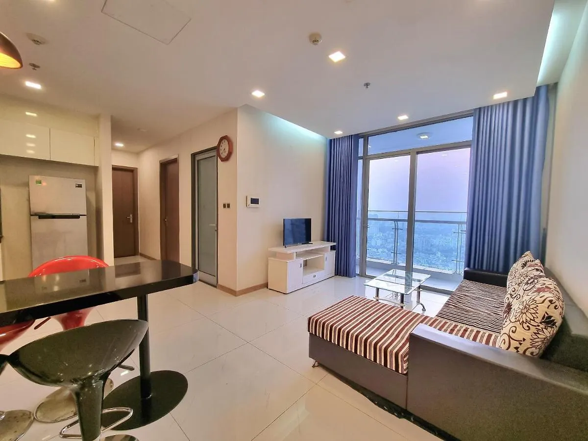 Cao House Saigon - Vinhomes Central Park Ho Či Minovo Město Apartmán