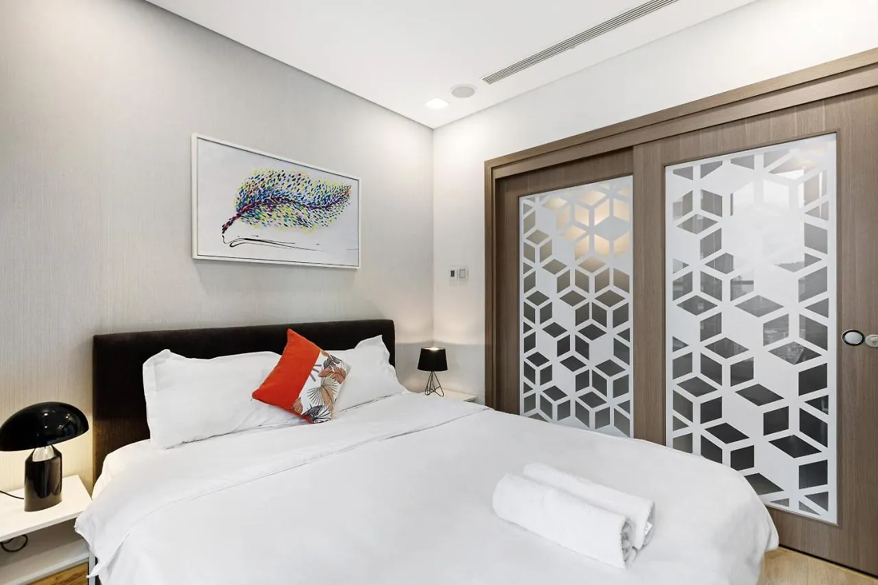 Cao House Saigon - Vinhomes Central Park Ho Či Minovo Město Apartmán
